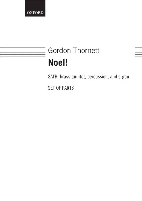 Gordon Thornett Noel Gemischter Chor mit Ensemble
