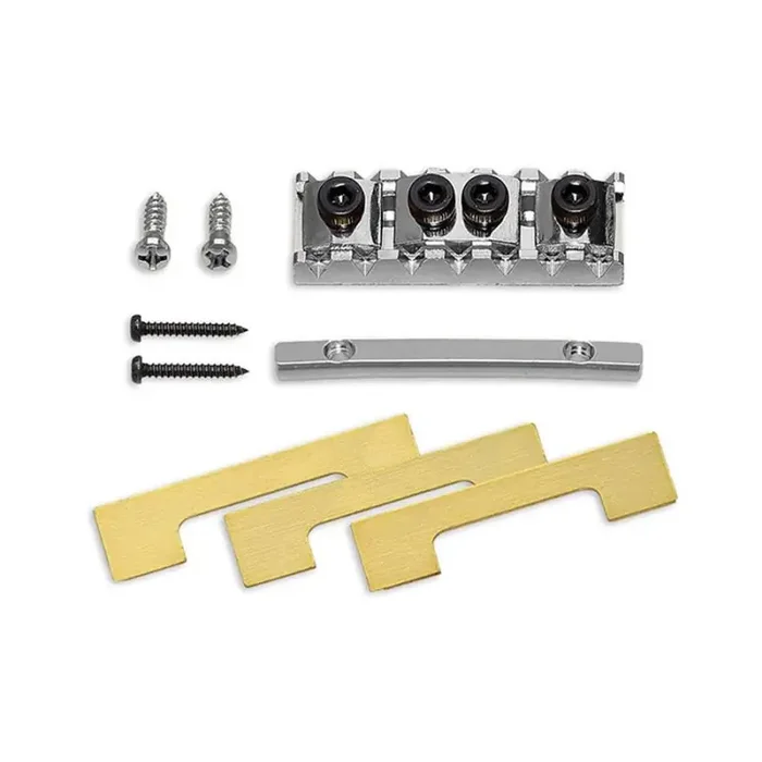 Gotoh locking nut for 7-string tremolo, 48mm width, 40,8mm string spacing, top mount type, chrome