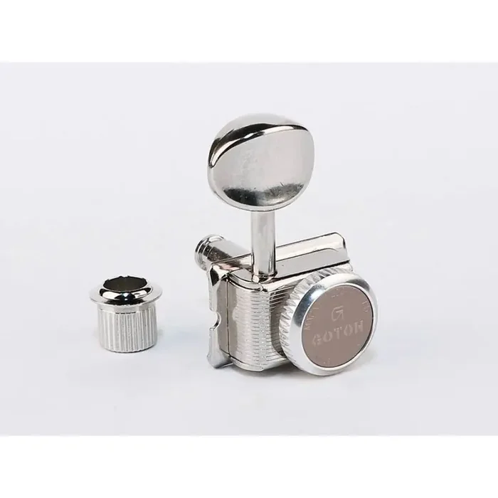 Gotoh machine heads for guitar, 6x left, ratio 1 15, magnum lock, nickel button