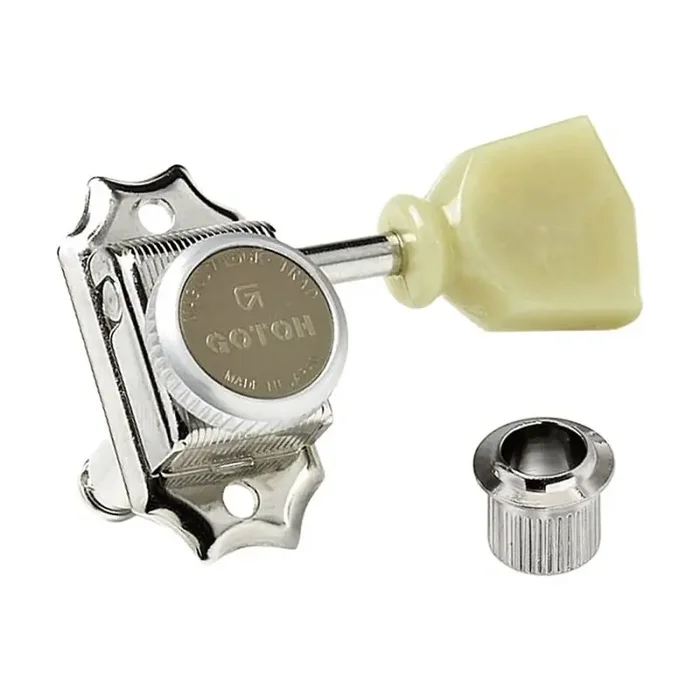 Gotoh SD90 machine heads with Magnum Lock and SL buttons, 3L3R, nickel
