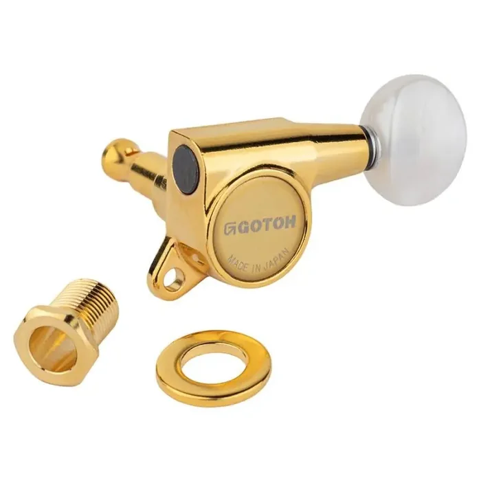 Gotoh SG381 machine heads with 05PW buttons, 3L3R, gold