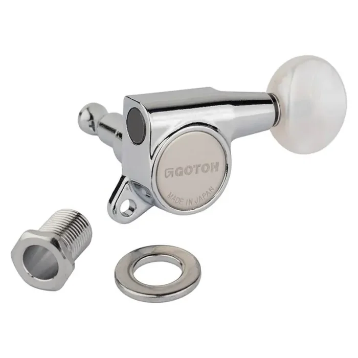 Gotoh SG381 machine heads with 05PW buttons, 6L, chrome