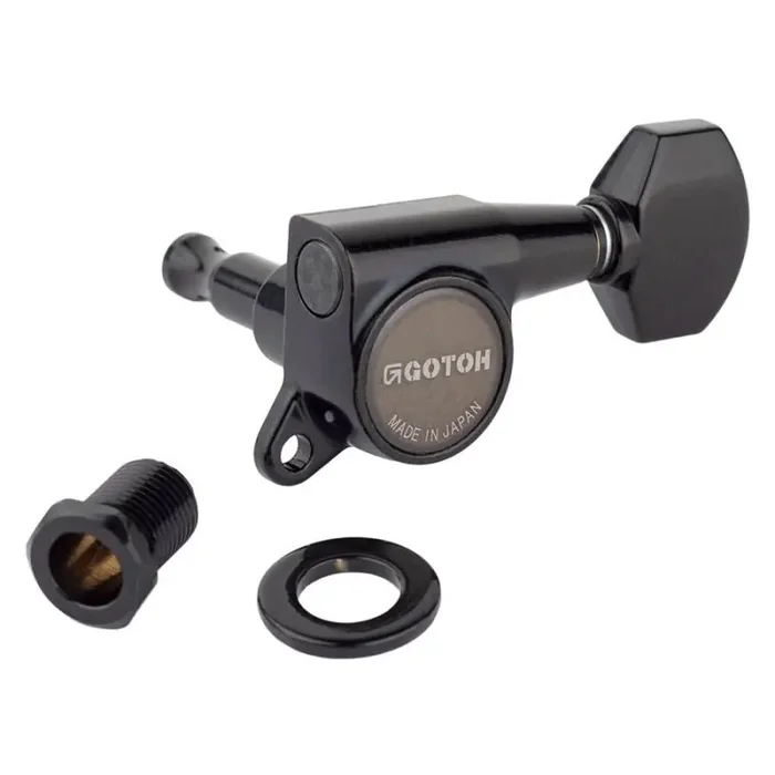 Gotoh SG381 machine heads with 07 buttons, 3L3R, cosmo black