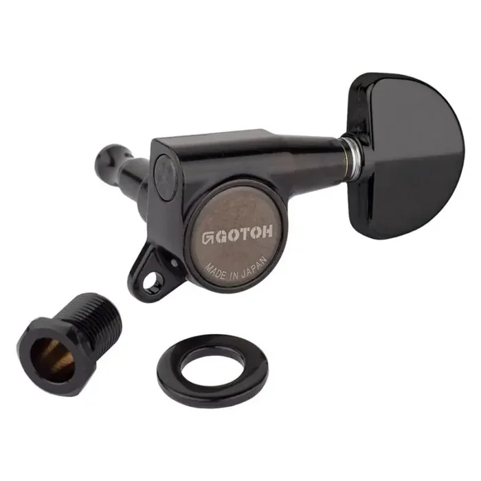 Gotoh SG381 machine heads with AB20 buttons, 3L3R, cosmo black
