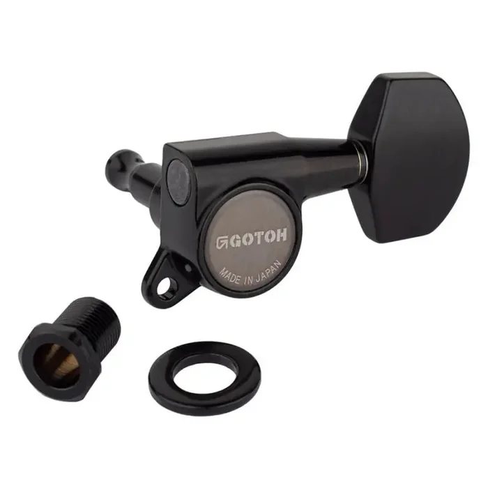 Gotoh SG381 machine heads with B01 buttons, 3L3R, black