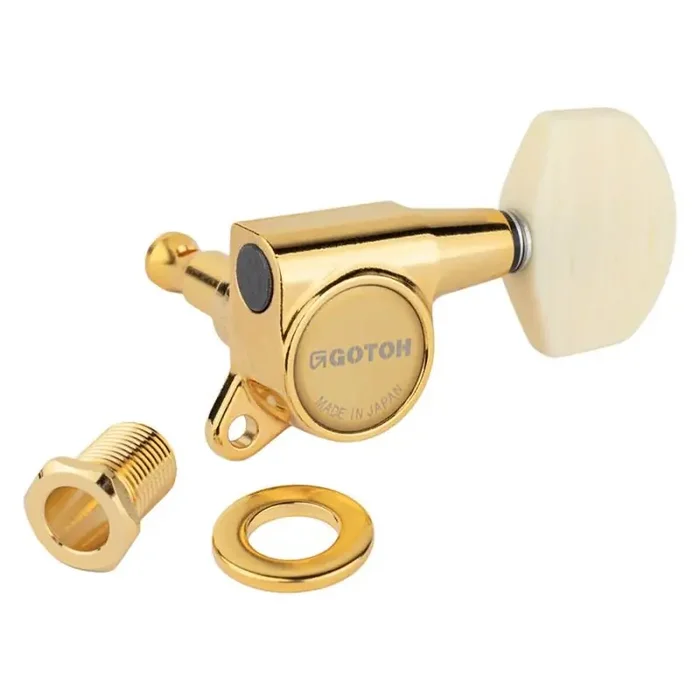 Gotoh SG381 machine heads with M01 buttons, 3L3R, gold