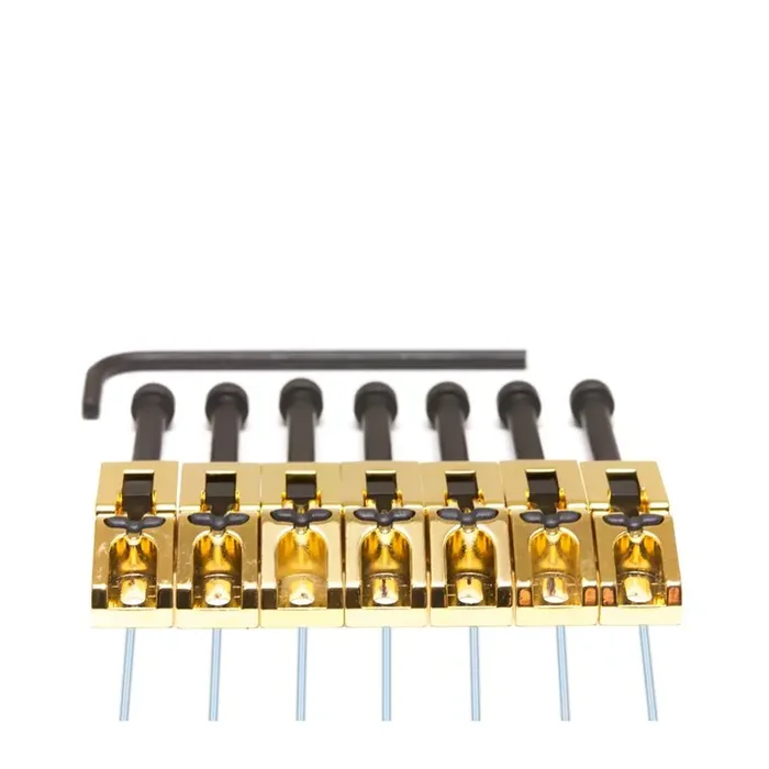 Graph Tech Ghost PN-0080-G7 – Floyd Rose Style Saddle Pickups, 7-String – Gold