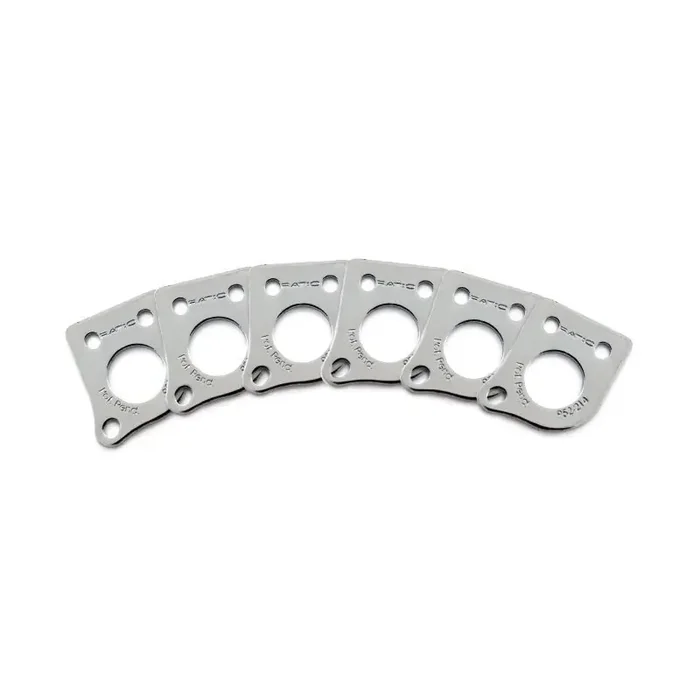 Graph Tech PRT-952-214-C0 Ratio InvisoMatch Mounting Plates, 45 Degree Screw Hole (6 pcs.) – Chrome