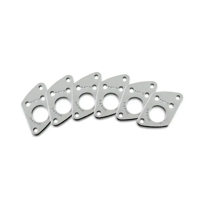 Graph Tech PRT-952-217-C0 Ratio InvisoMatch Mounting Plates, F-Style Screw Hole (6 pcs.) – Chrome
