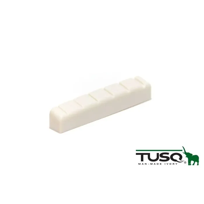 Graph Tech TUSQ LQ-6643-10 – Acoustic/Electric Guitar Nut, Flat, Slotted, 43 mm x 6 mm – Luthier‘s Pack, 10 pcs.