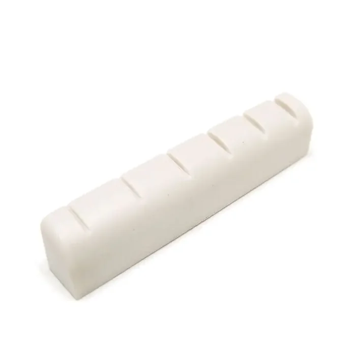 Graph Tech TUSQ PQ-6143-00 – Acoustic/Electric Guitar Nut, Flat, Slotted, 1 11/16 long