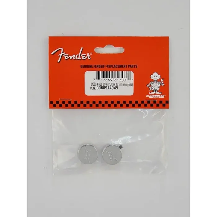 Gretsch Genuine Replacement Part knob, Electromatic Series (metric pots), 2 pieces, chrome