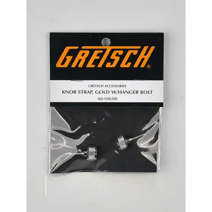 Gretsch Genuine Replacement Part strap buttons, most Gretsch guitars, w/ mounting hardware, 2 pieces, chrome