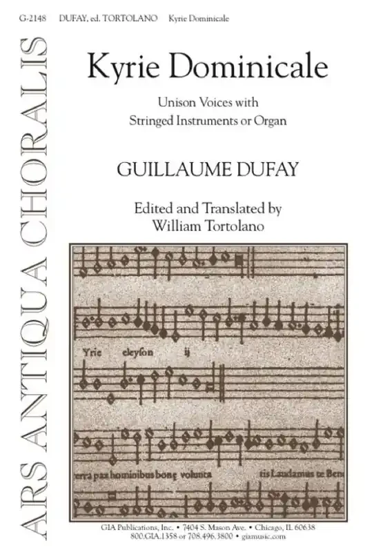 Guillaume Dufay Kyrie Dominicale Gemischter Chor mit Begleitung