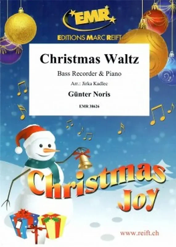 Günter Noris Christmas Waltz (Arr. Jirka Kadlec) Bassblockflöte