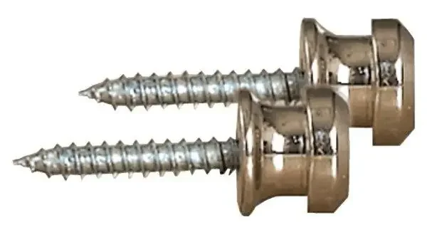 Gurtknopf vernickelt