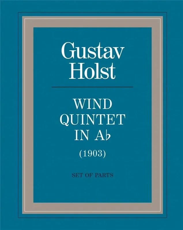 Gustav Holst Wind Quintet In A Flat Bläserensemble