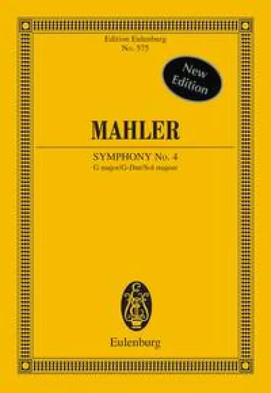 Gustav Mahler Symphony No.4 In G Major – Study Score Orchester