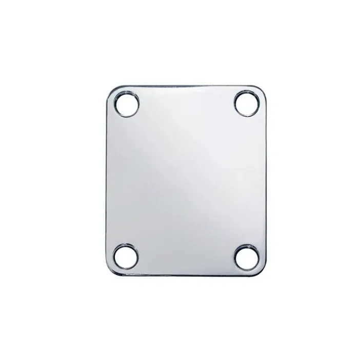 Halsplaat, 64,2x51mm, rechthoekig, nikkel