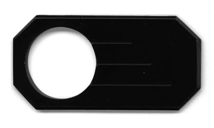 Halteplatte für Clipmikro an Klarinette