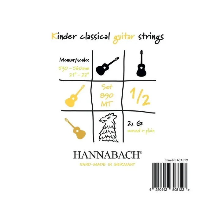 Hannabach 890MT 1/2 Concert