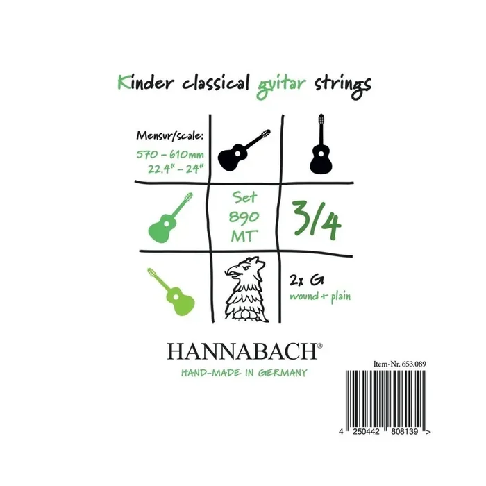 Hannabach 890MT 3/4 Concert