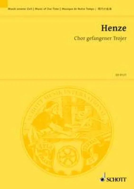 Hans Werner Henze Chor gefangener Trojer Gemischter Chor mit Ensemble