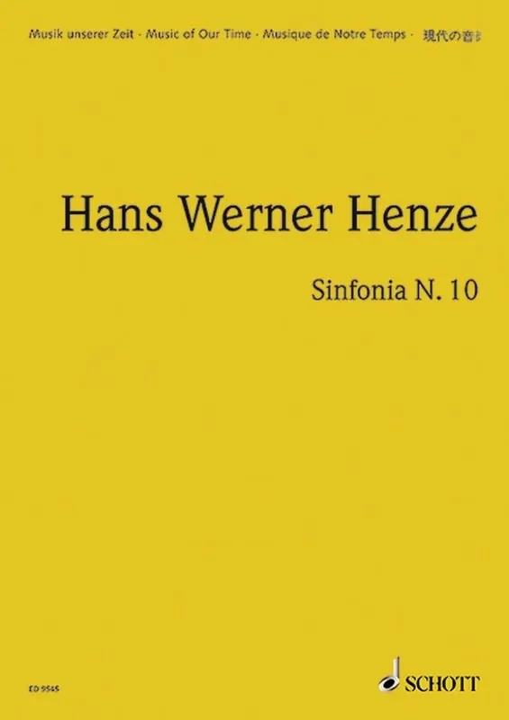 Hans Werner Henze Sinfonia N. 10 Orchester
