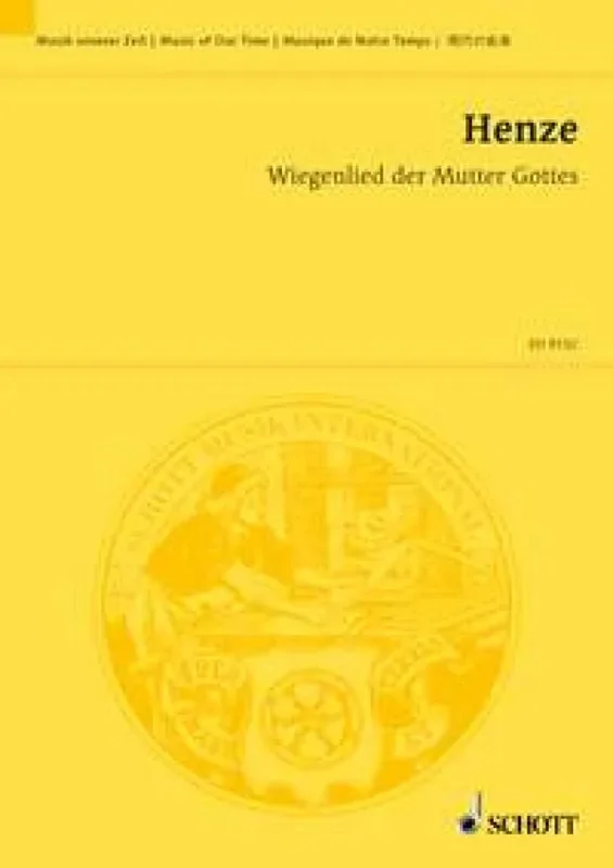Hans Werner Henze Wiegenlied der Mutter Gottes Kinderchor mit Orchester