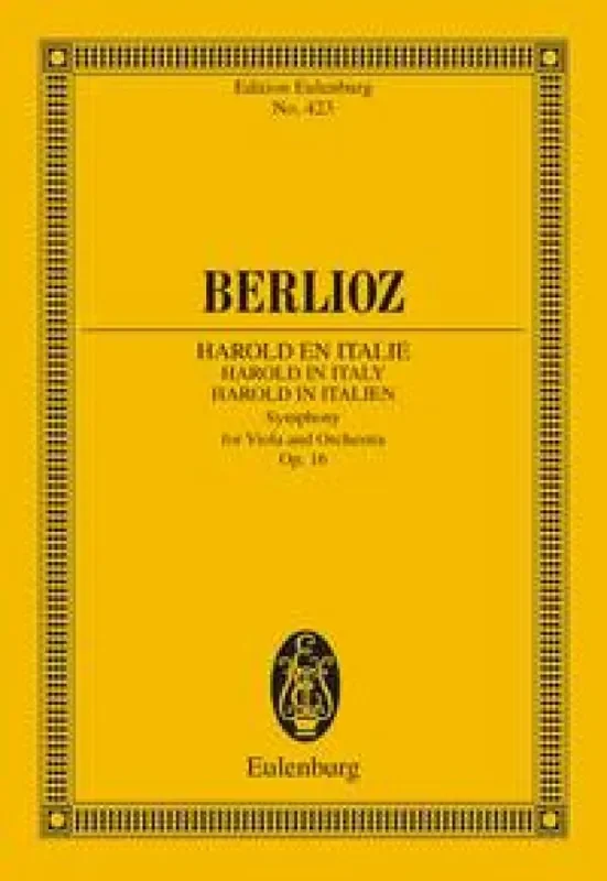 Hector Berlioz Harold In Italy – Symphony Op.16 Orchester mit Solo