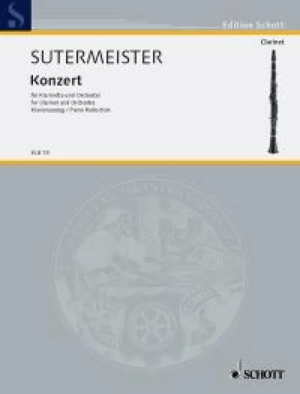 Heinrich Sutermeister Clarinet Concerto Orchester mit Solo