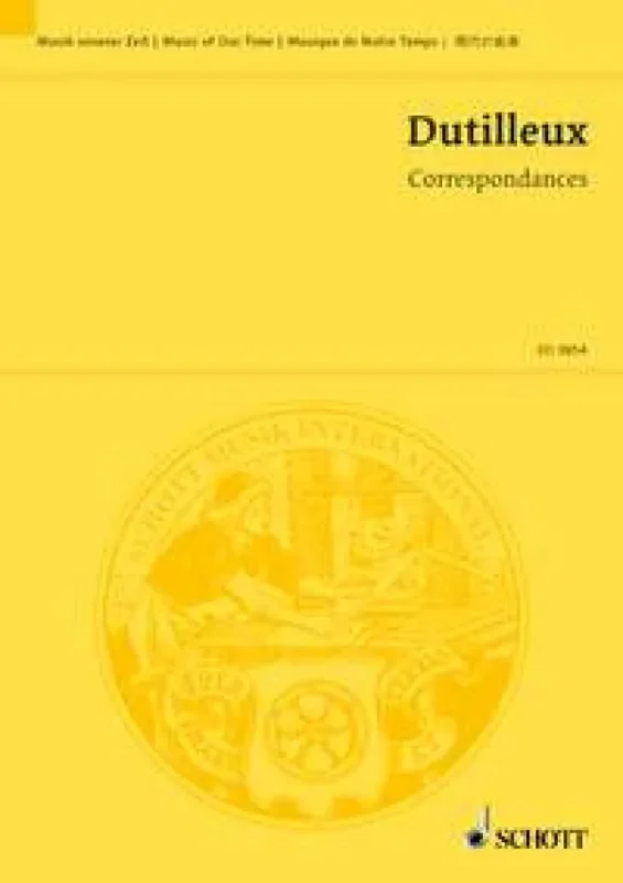 Henri Dutilleux Correspondances Orchester mit Solo