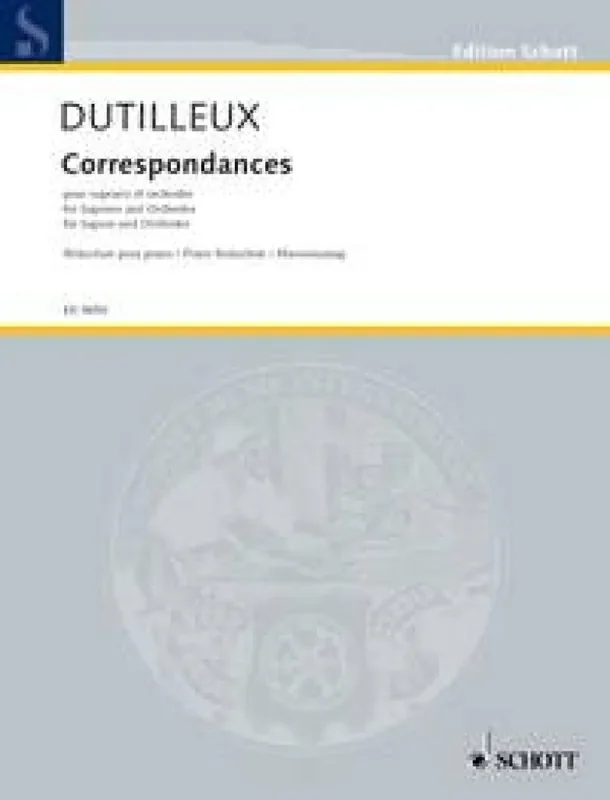 Henri Dutilleux Correspondances Orchester mit Solo