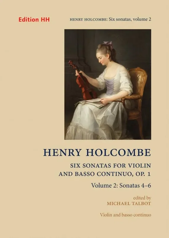 Henry Holcombe Six Sonatas 2 op. 1 Band 2 (Arr. Michael Talbot) Violine mit Begleitung
