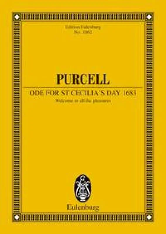 Henry Purcell Ode For St. Cecilias Day 1683 Gemischter Chor mit Ensemble