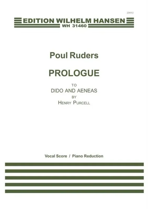 Henry Purcell Prologue To Dido And Aenas Gemischter Chor mit Ensemble