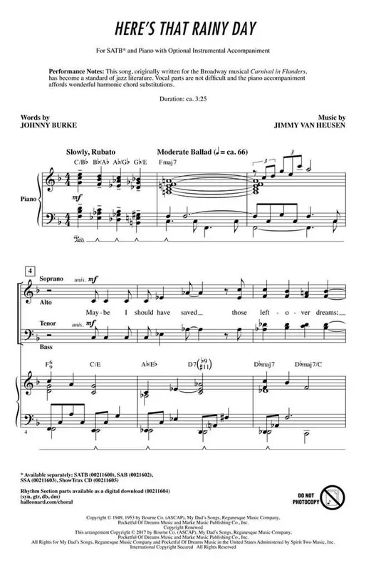 Here‘s That Rainy Day