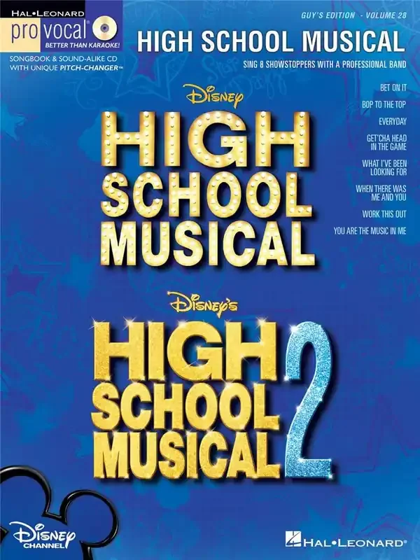 High School Musical 1 and 2 Melodie, Text, Akkorde