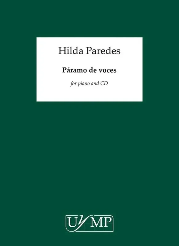 Hilda Paredes Páramo de voces Klavier mit Begleitung