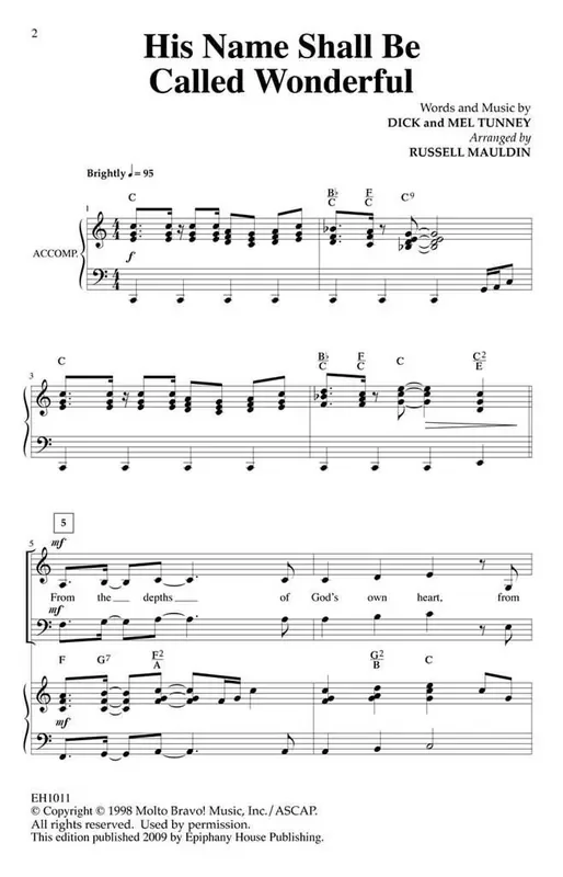 His Name Shall Be Called Wonderful