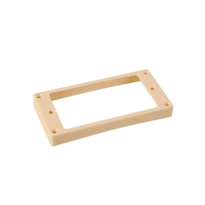 Humbucker frame, curved bottom slanted top, 10x11mm, ivory