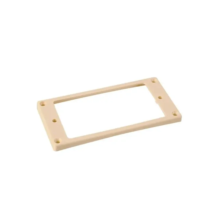 Humbucker frame, curved bottom slanted top, 5x7mm, ivory