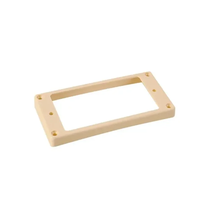 Humbucker frame, curved bottom slanted top, 7x9mm, ivory