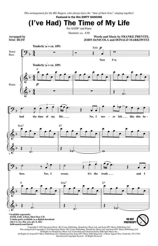 (I‘ve Had) The Time of my Life