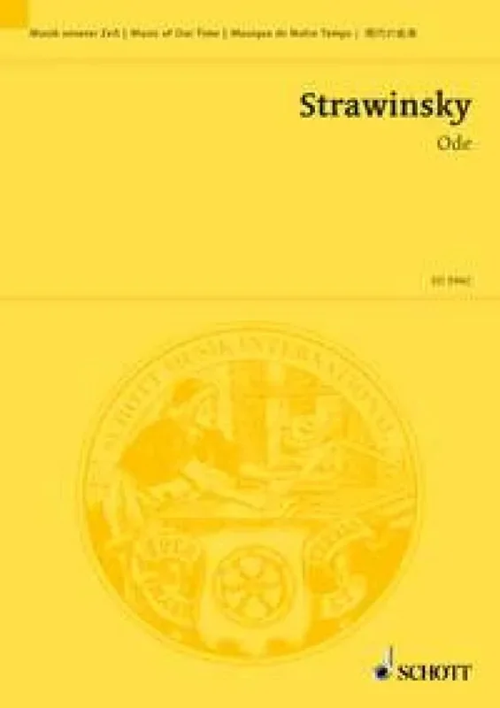 Igor Stravinsky Ode Orchester