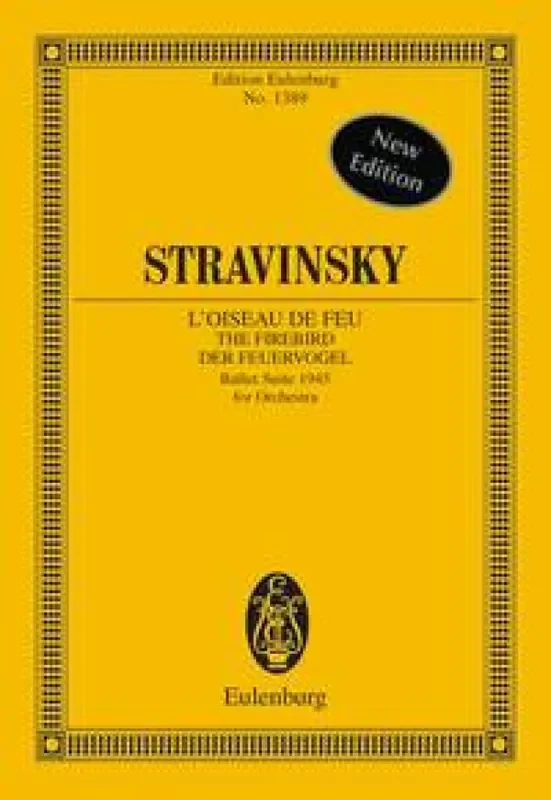 Igor Stravinsky Oiseau De Feu Orchester