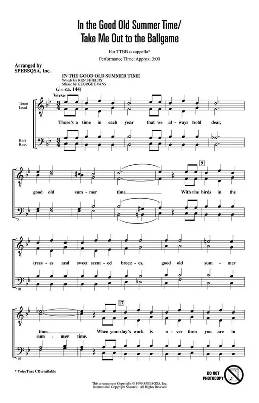 In the Good Old Summer Time