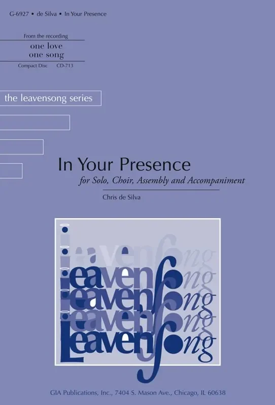 In Your Presence – Guitar part Gemischter Chor mit Begleitung