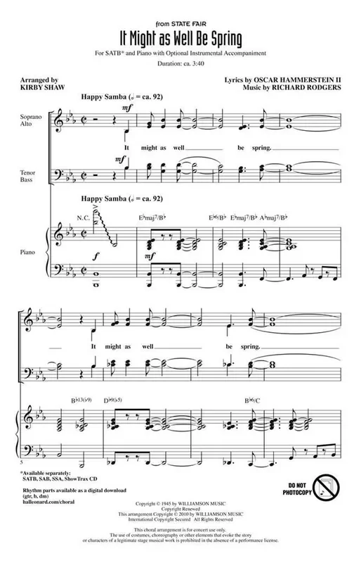 It Might as Well Be Spring