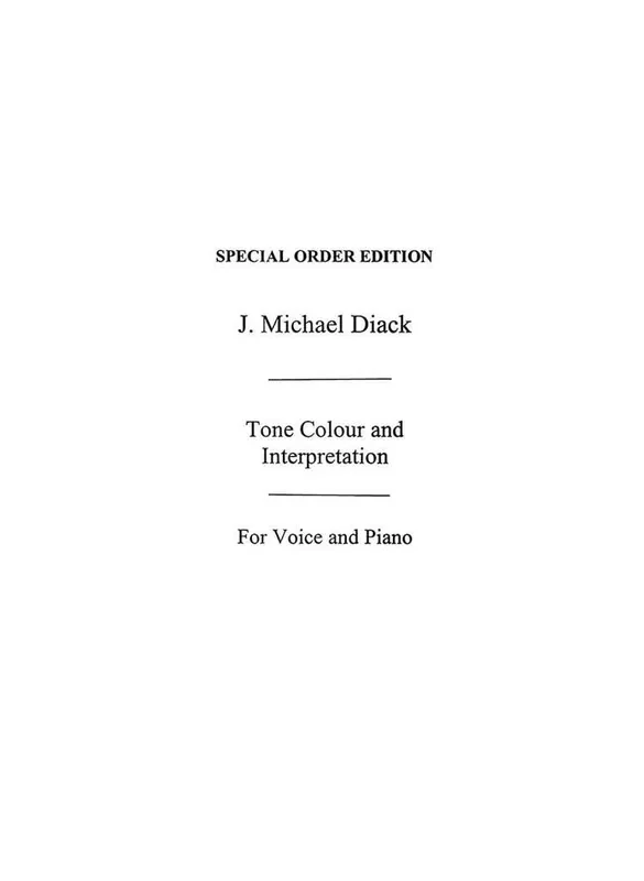 J. Michael Diack Vocal Exercises – Studies For Singers Gesang Solo